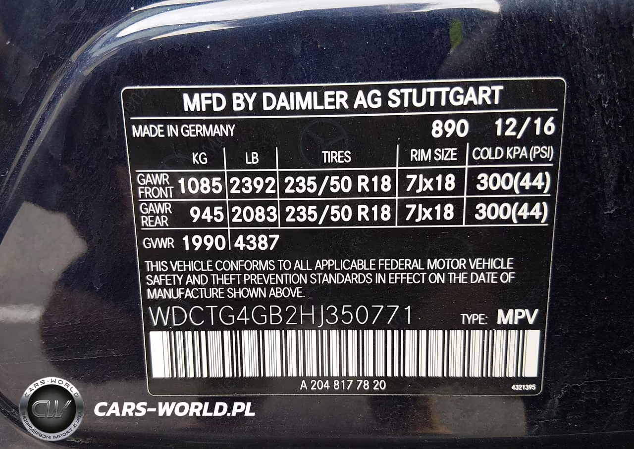 2017 Mercedes-Benz Gla 250 4Matic VIN:WDCTG4GB2HJ350771 - 9