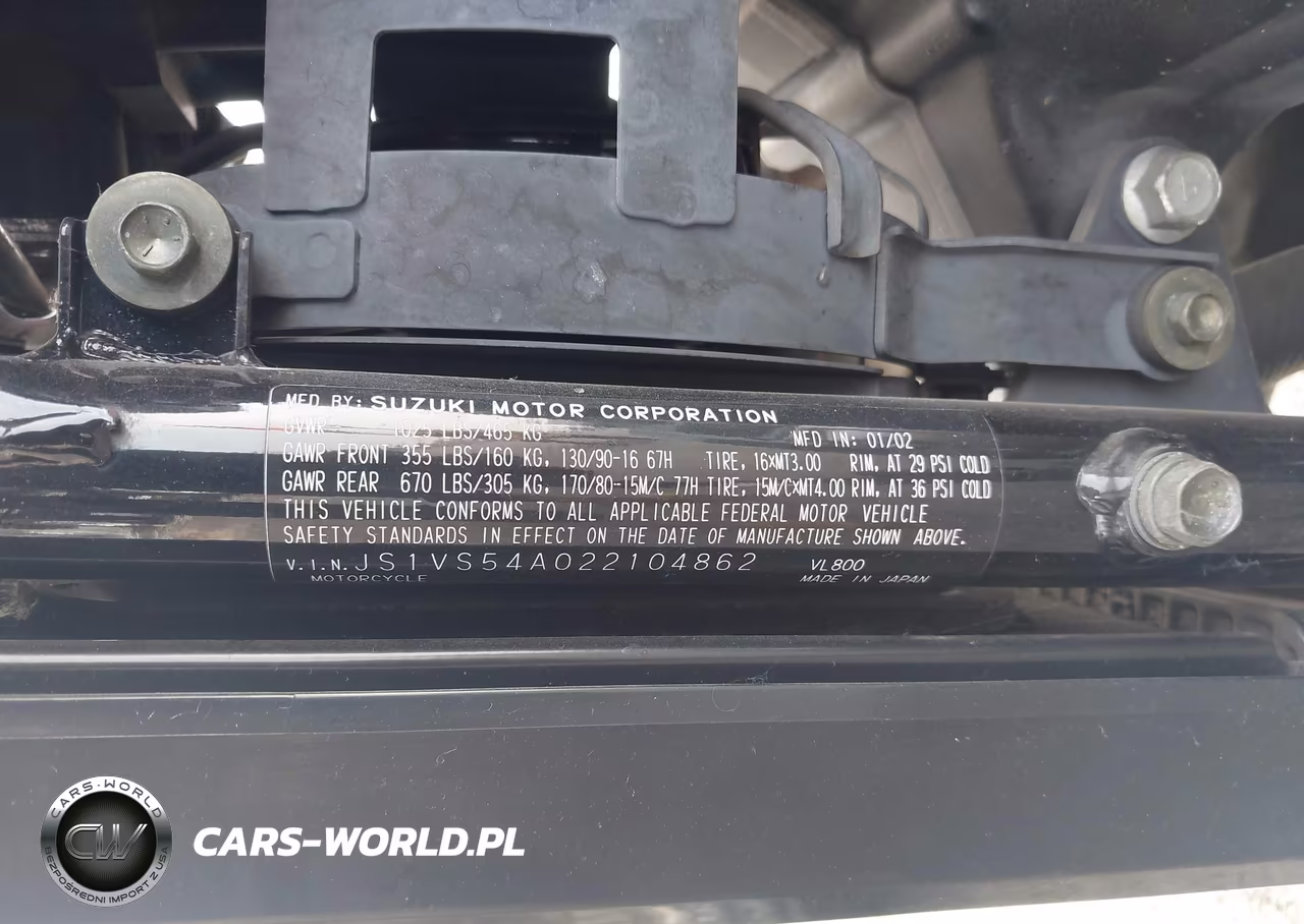 2002 Suzuki Vl800 VIN:JS1VS54A022104862 - 10