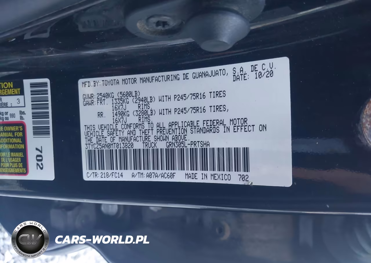 2021 Toyota Tacoma Sr5 V6 VIN:3TYCZ5AN0MT013820 - 9