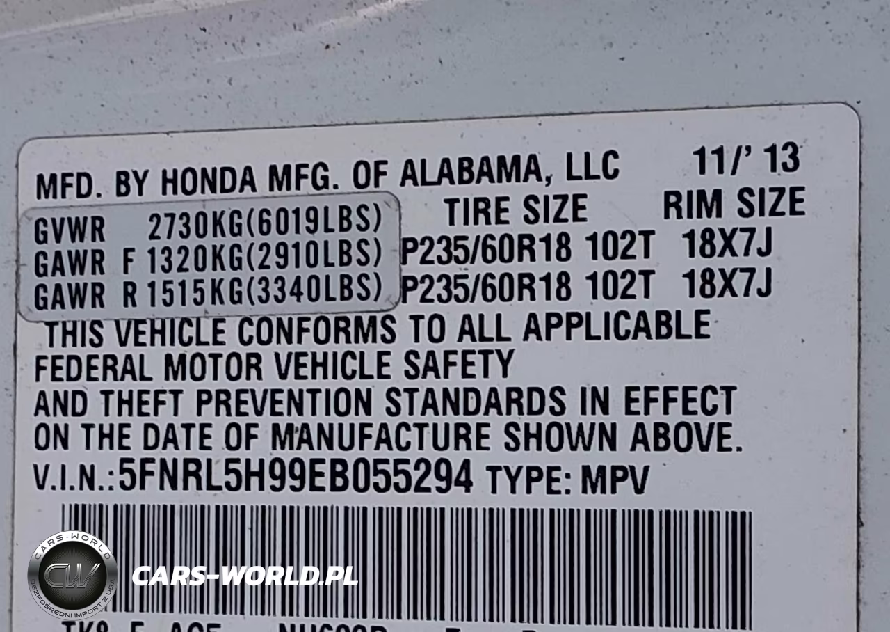 2014 Honda Odyssey Touring-Touring Elite VIN:5FNRL5H99EB055294 - 9