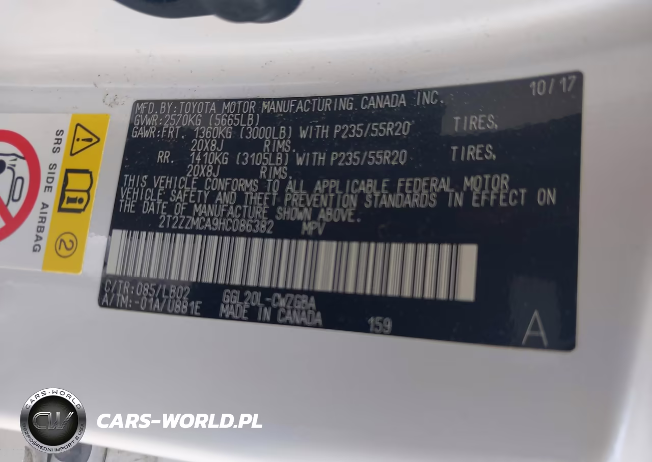 2017 Lexus Rx 350 VIN:2T2ZZMCA9HC086382 - 9