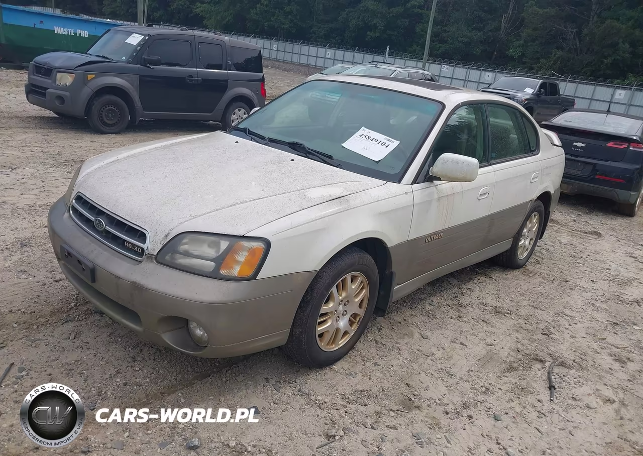 2002 Subaru Outback H6-3.0-H6-3.0 Vdc VIN:4S3BE896927205519 - 2