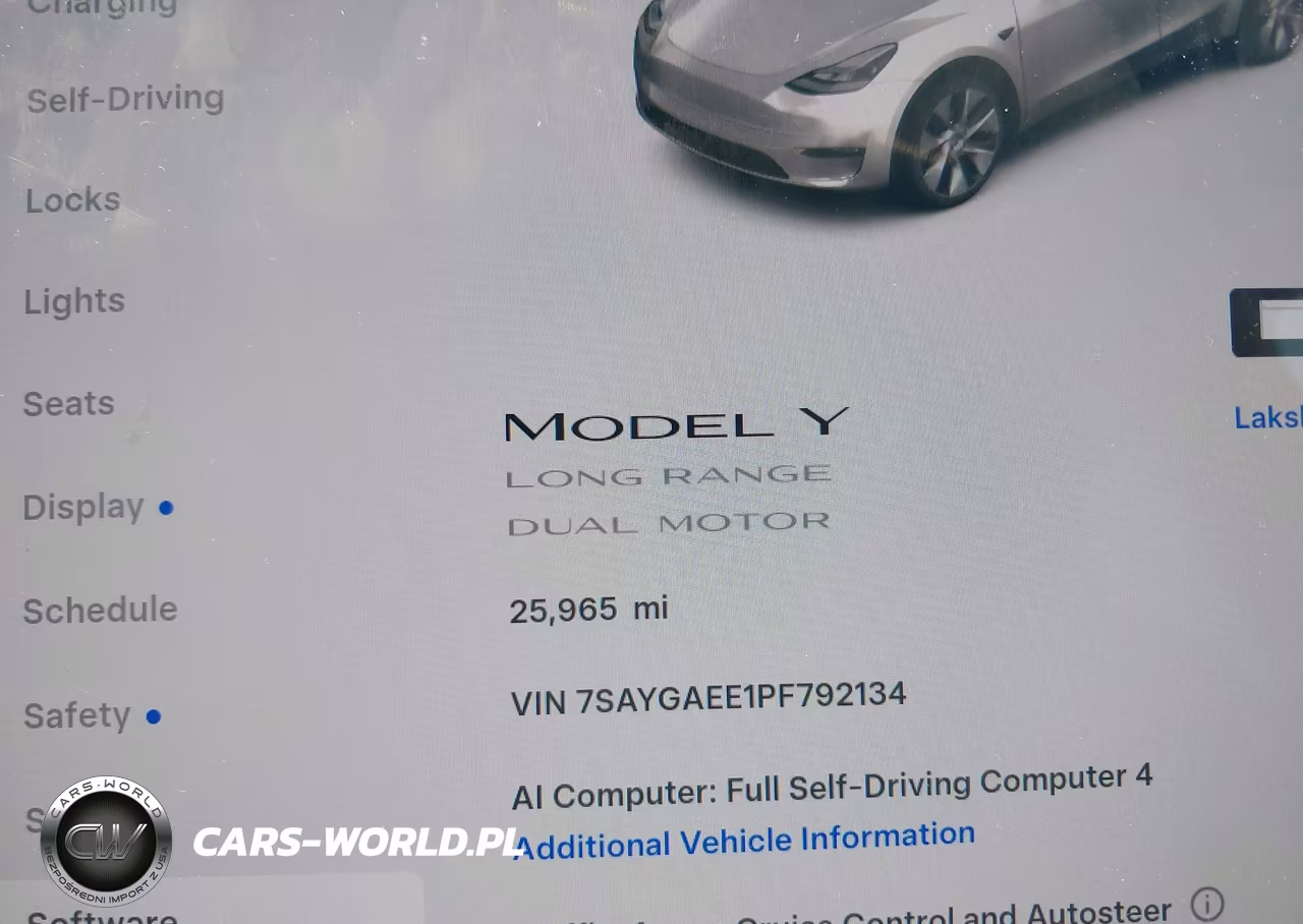 2023 Tesla Model Y Awd-Long Range Dual Motor All-Wheel Drive VIN:7SAYGAEE1PF792134 - 15
