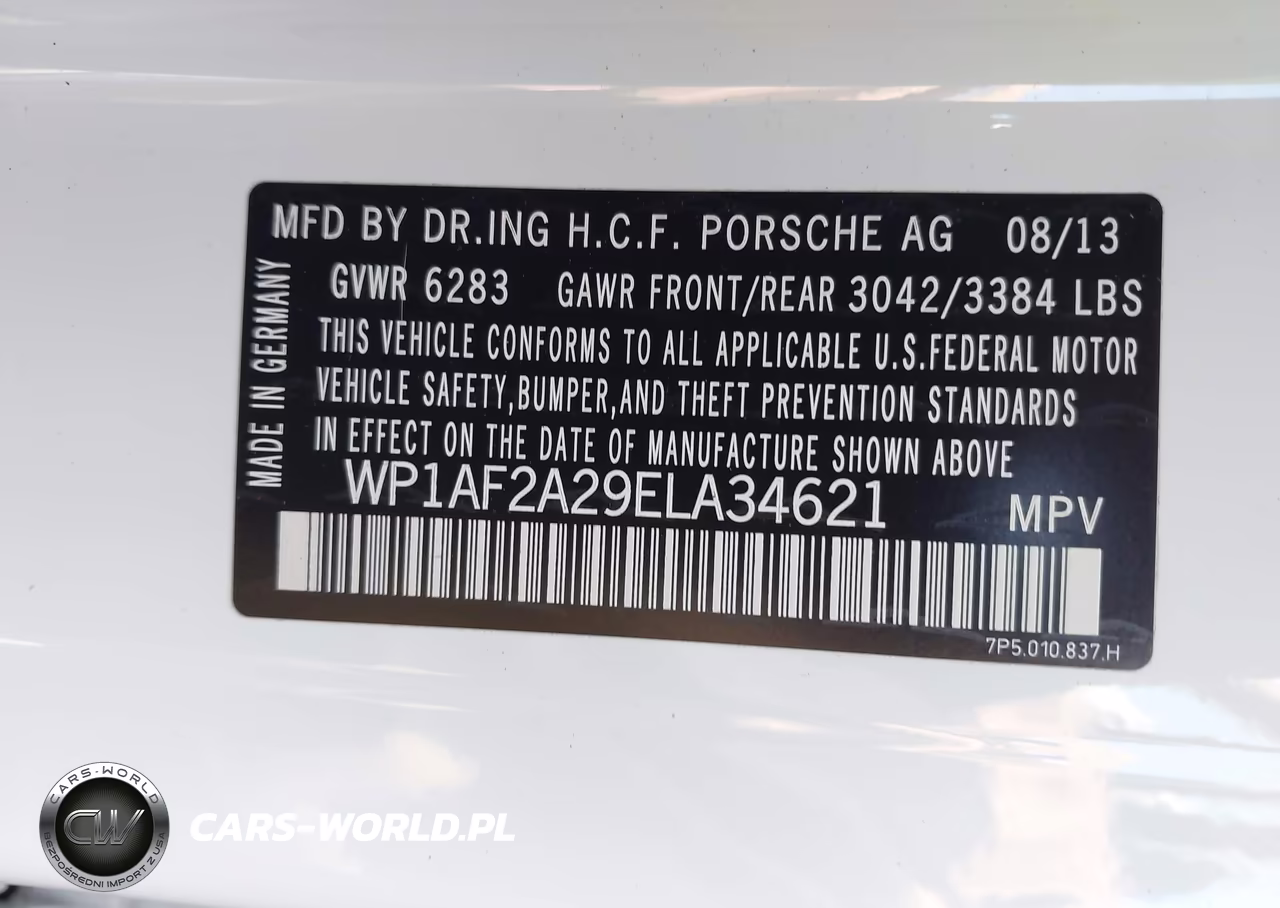 2014 Porsche Cayenne Diesel-Diesel Platinum Edition VIN:WP1AF2A29ELA34621 - 9