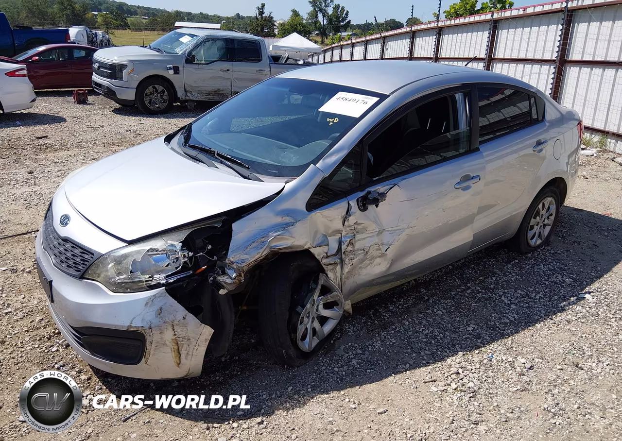 2013 Kia Rio Lx VIN:KNADM4A38D6096708 - 2