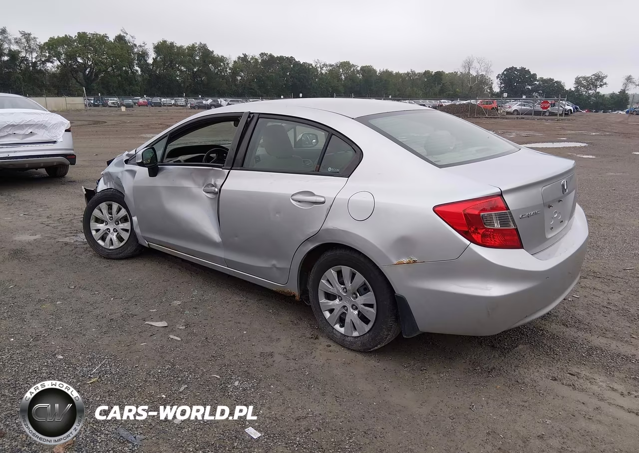 2012 Honda Civic Lx VIN:2HGFB2E53CH530534 - 3