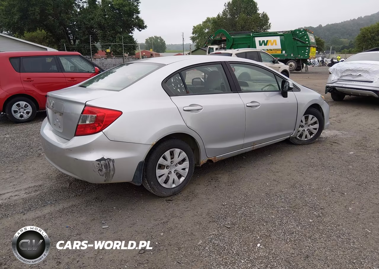 2012 Honda Civic Lx VIN:2HGFB2E53CH530534 - 4