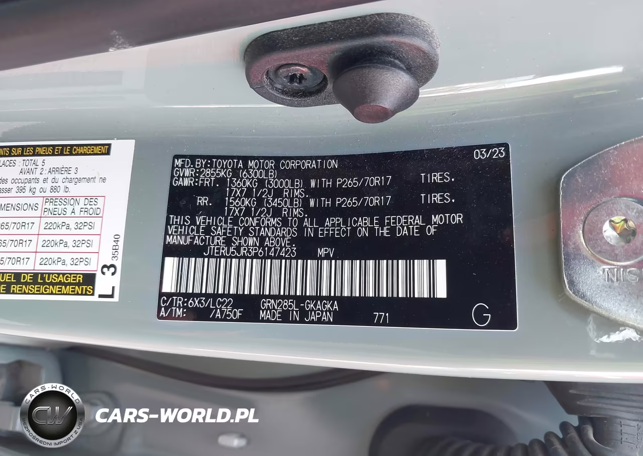2023 Toyota 4Runner Trd Off Road Premium VIN:JTERU5JR3P6147423 - 9