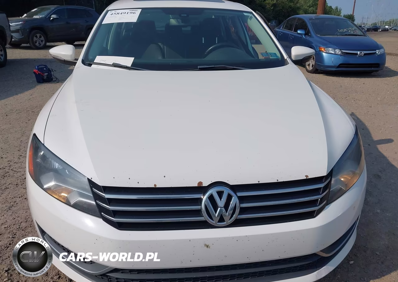 2012 Volkswagen Passat 2.5L Se VIN:1VWBP7A3XCC019466 - 10