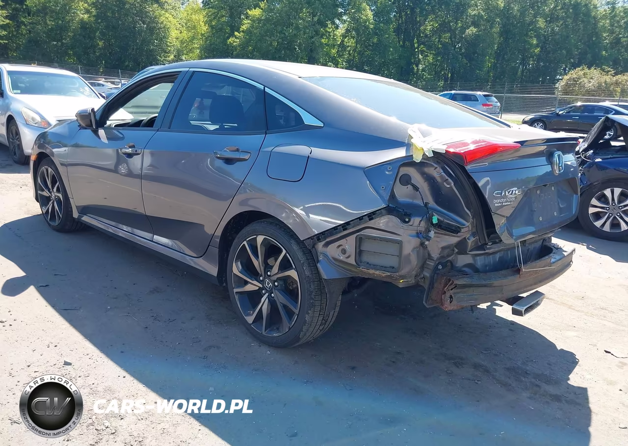 2020 Honda Civic Sport VIN:2HGFC2F8XLH597685 - 3