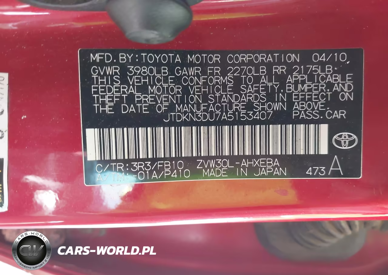 2010 Toyota Prius Ii VIN:JTDKN3DU7A5153407 - 9