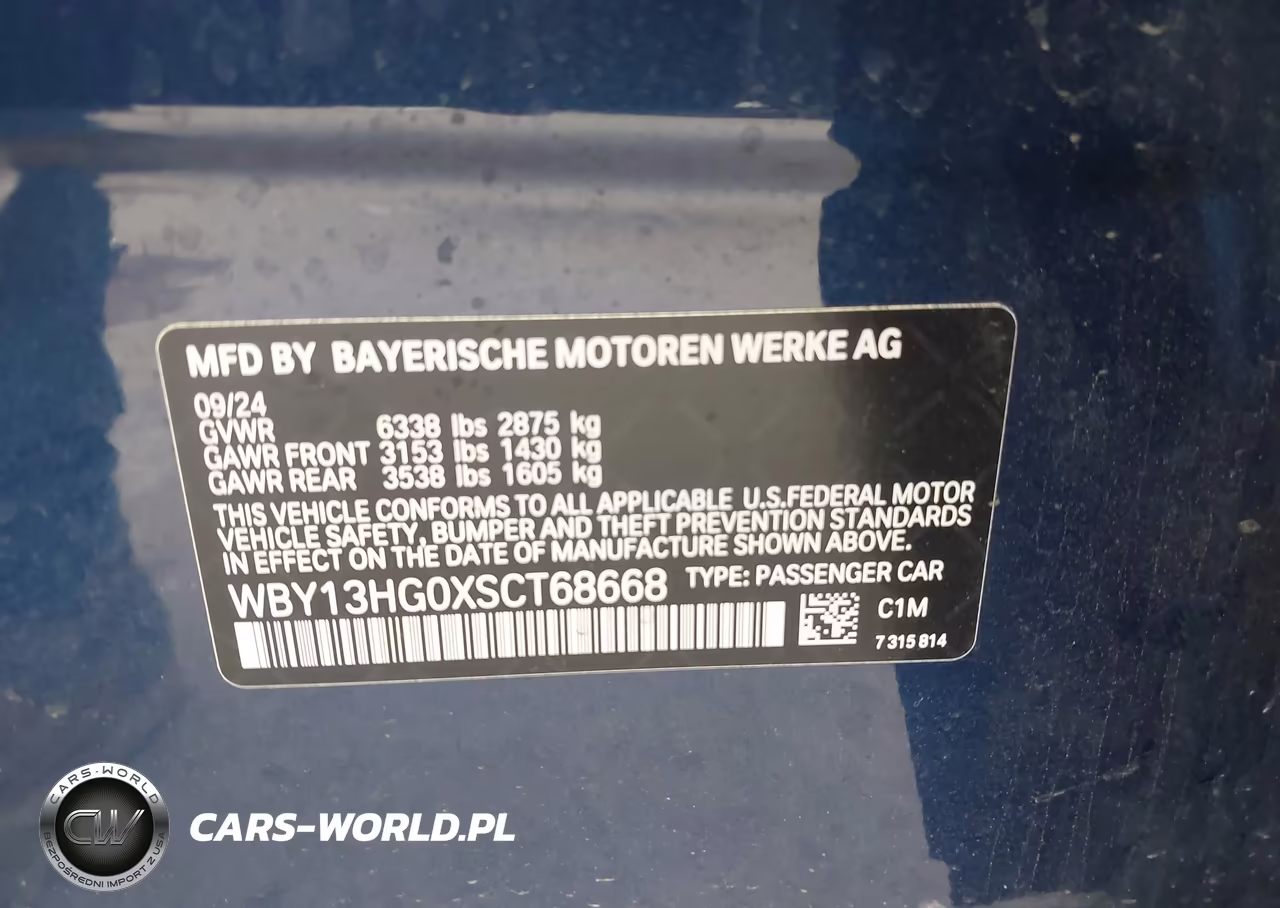 2025 BMW I5 xDrive40 VIN:WBY13HG0XSCT68668 - 9