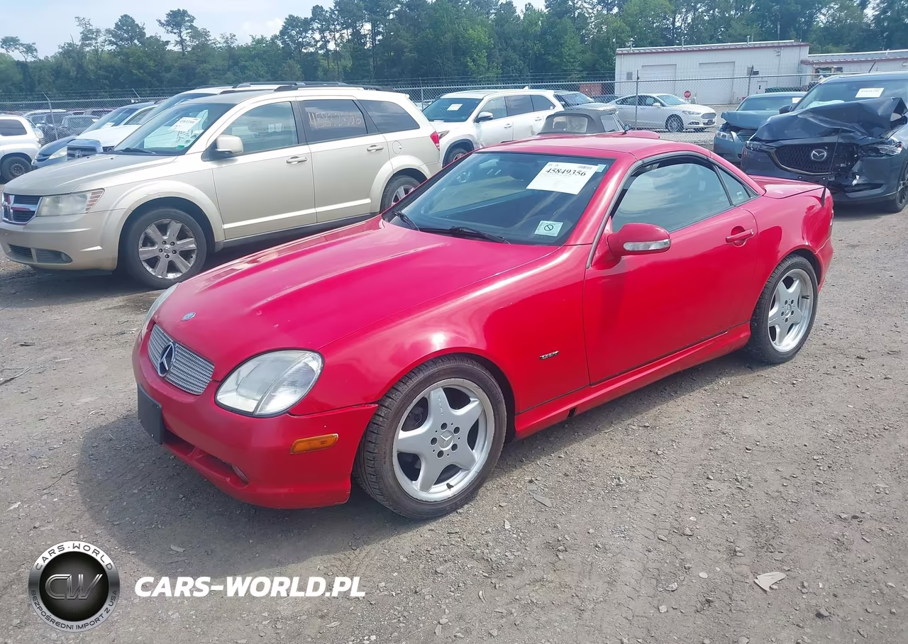 2001 Mercedes-Benz Slk 230 Kompressor VIN:WDBKK49F01F182250 - 2