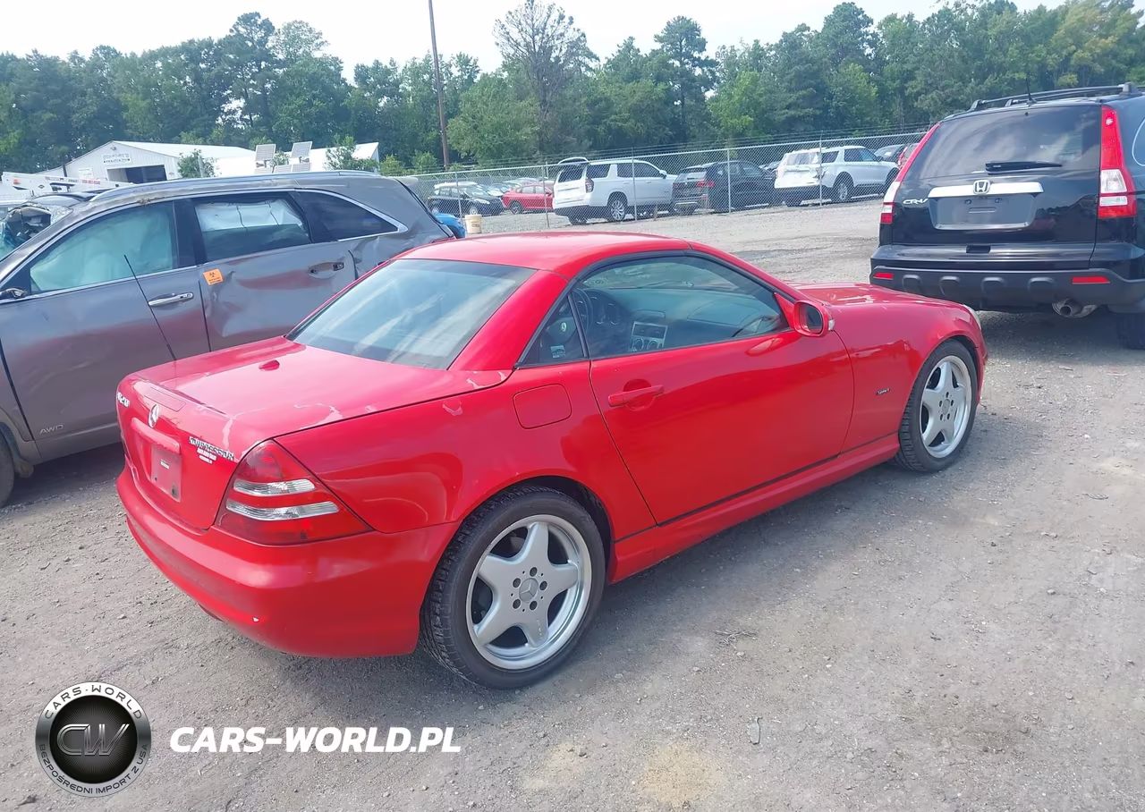 2001 Mercedes-Benz Slk 230 Kompressor VIN:WDBKK49F01F182250 - 4