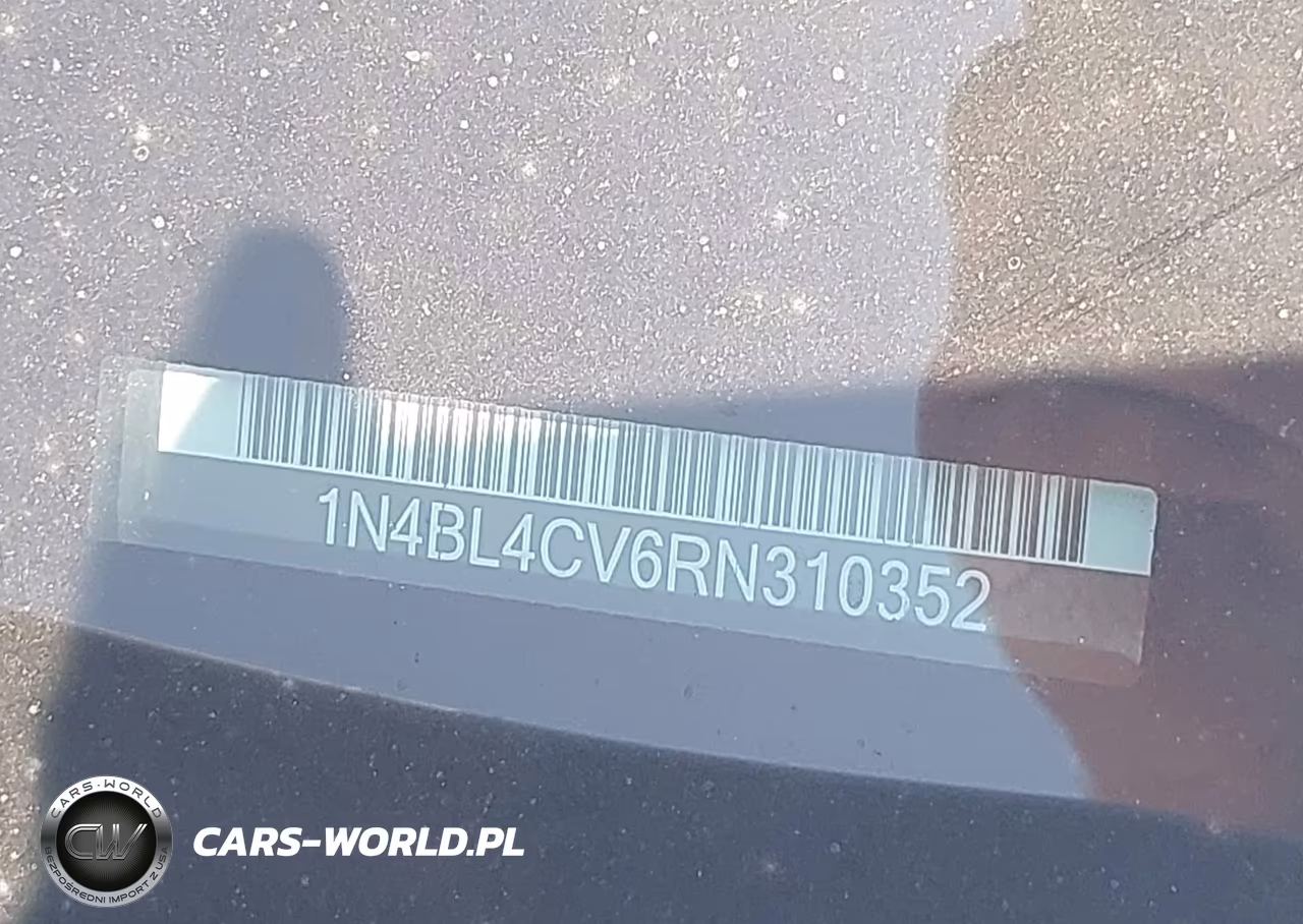 2024 Nissan Altima Sr Fwd VIN:1N4BL4CV6RN310352 - 18