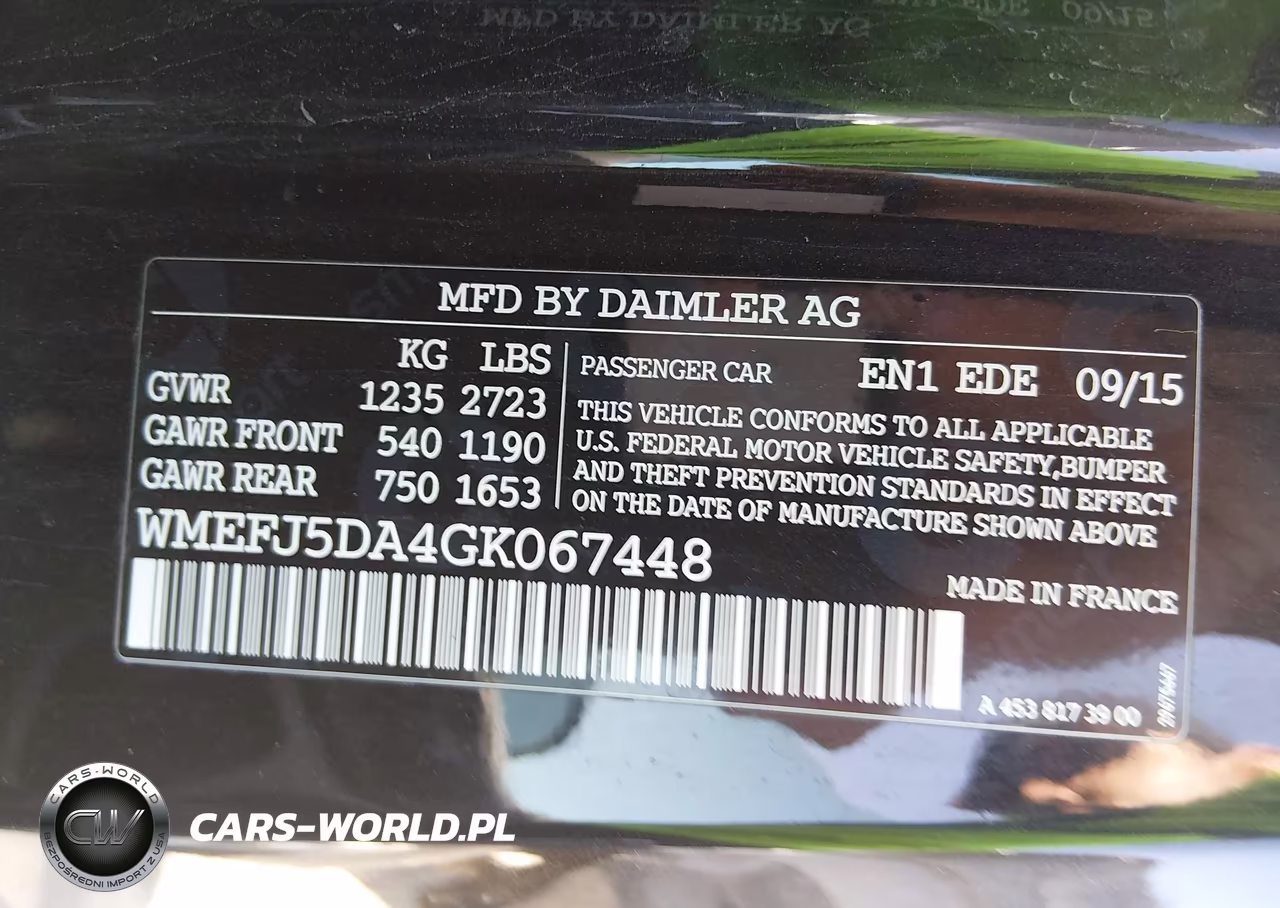 2016 Smart Fortwo Pure VIN:WMEFJ5DA4GK067448 - 9