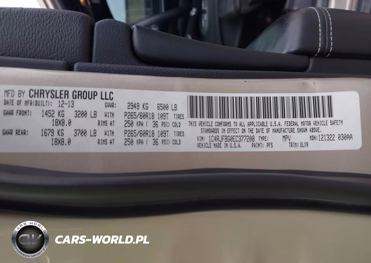 2014 Jeep Grand Cherokee Limited VIN:1C4RJFBG0EC377208 - 9