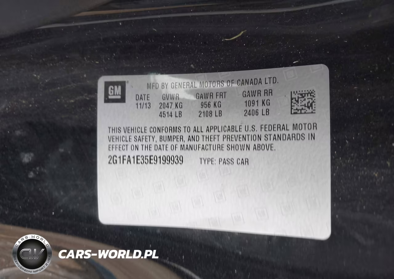 2014 Chevrolet Camaro 2Ls VIN:2G1FA1E35E9199939 - 9