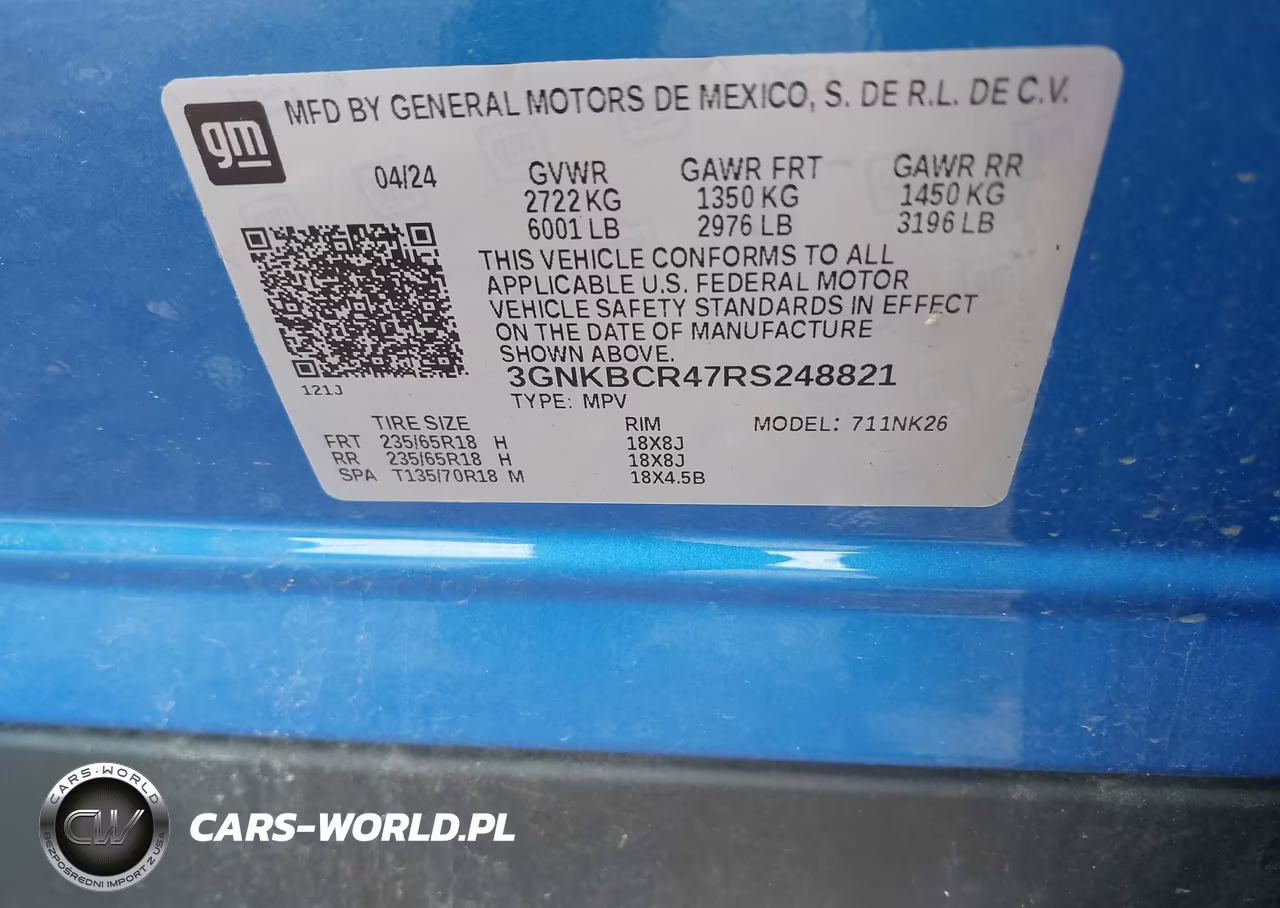 2024 Chevrolet Blazer Fwd 2Lt VIN:3GNKBCR47RS248821 - 9