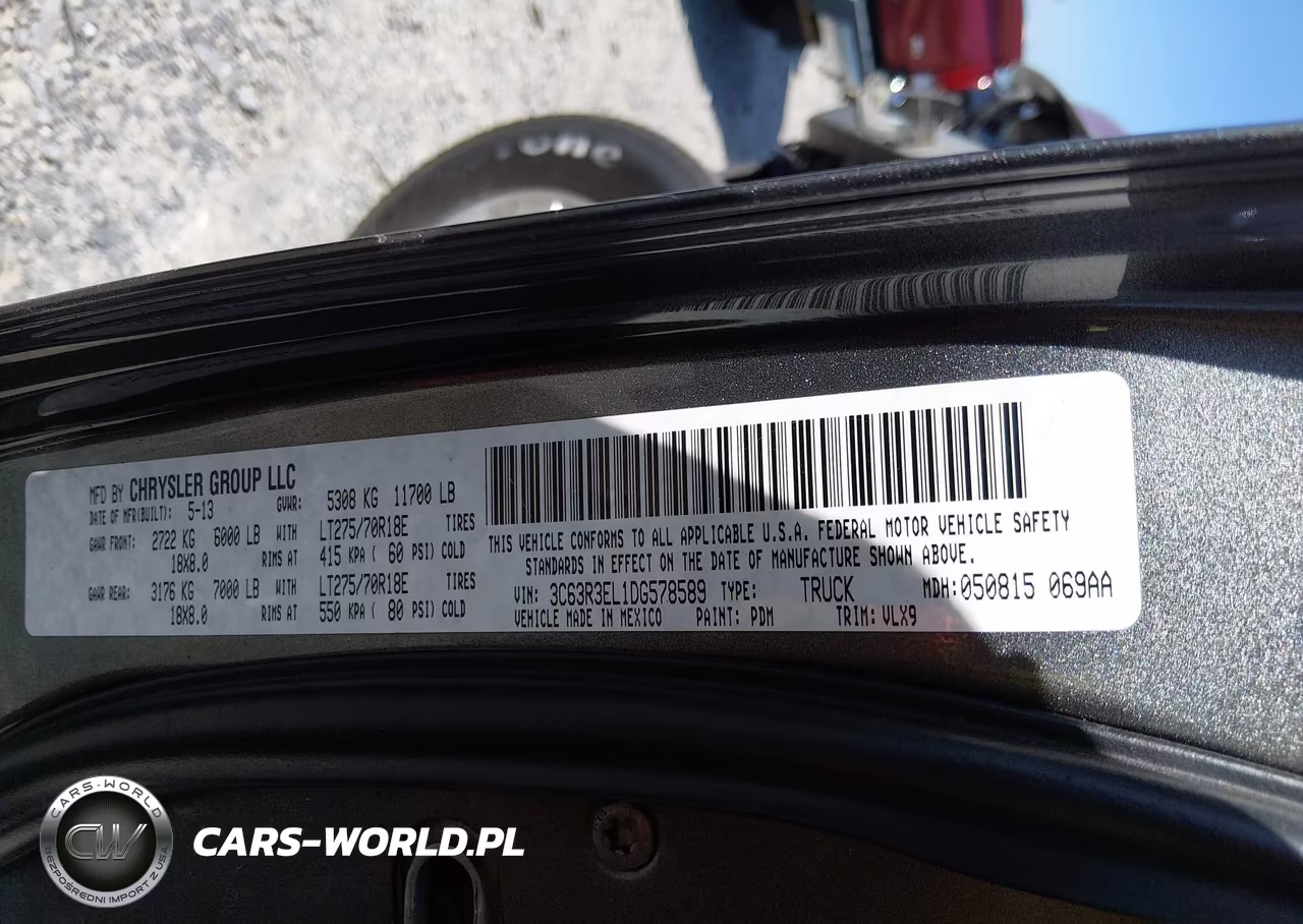 2013 Ram 3500 Laramie VIN:3C63R3EL1DG578589 - 8