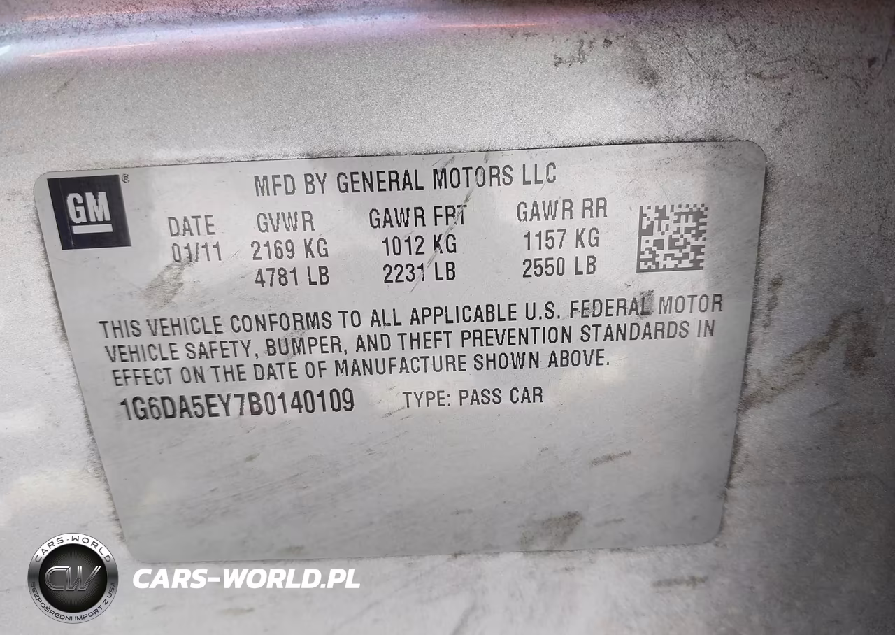 2011 Cadillac Cts VIN:1G6DA5EY7B0140109 - 9