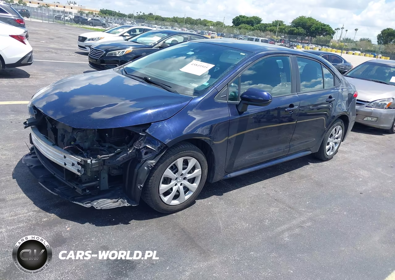 2022 Toyota Corolla Le VIN:5YFEPMAE3NP360430 - 2