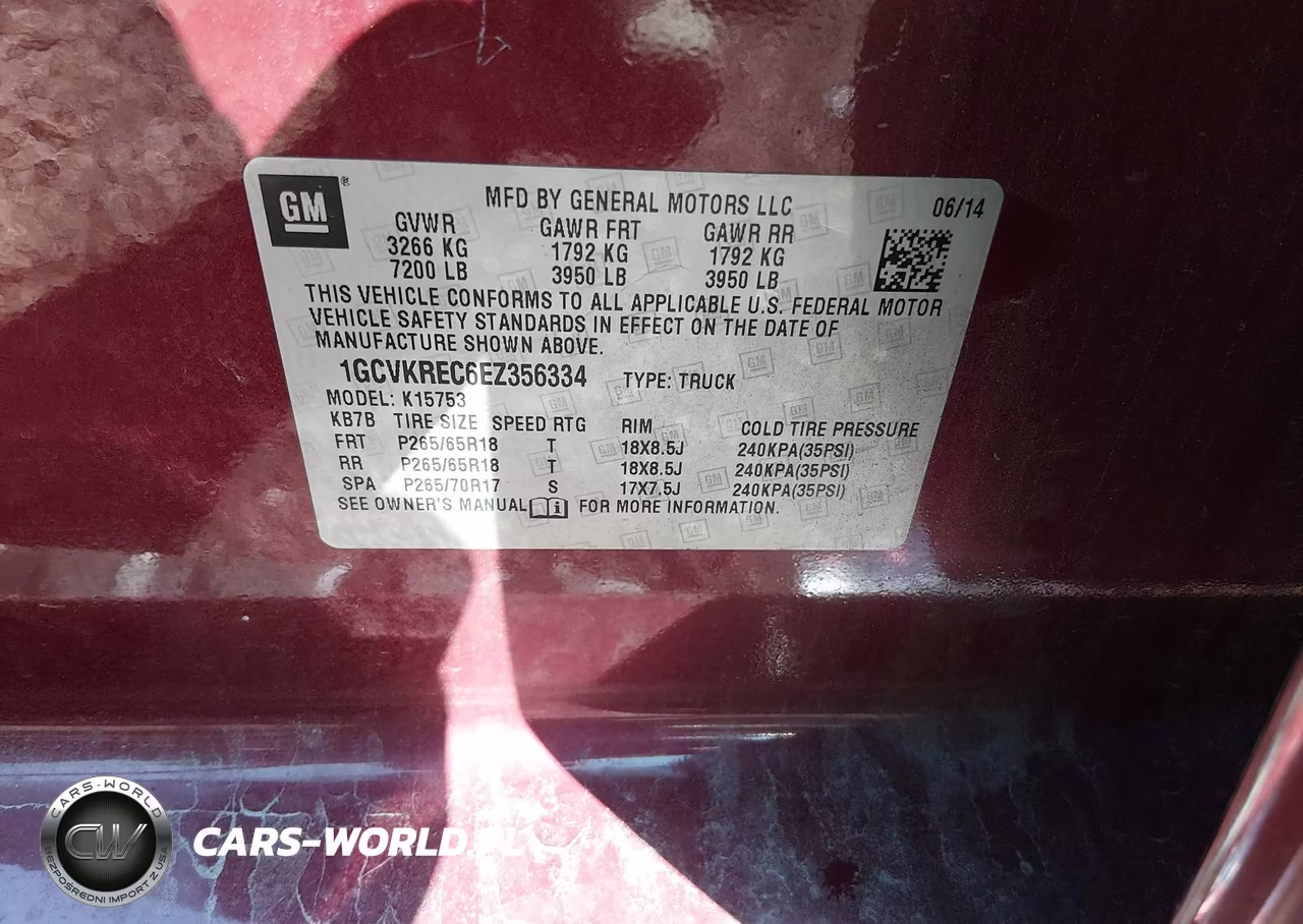 2014 Chevrolet Silverado 1500 Lt VIN:1GCVKREC6EZ356334 - 9
