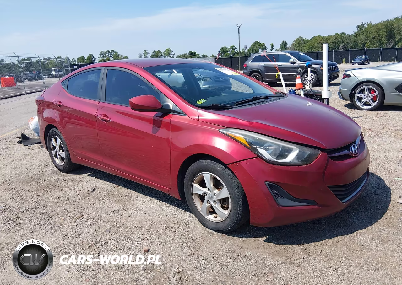 2014 Hyundai Elantra Se VIN:5NPDH4AEXEH544723 - 1