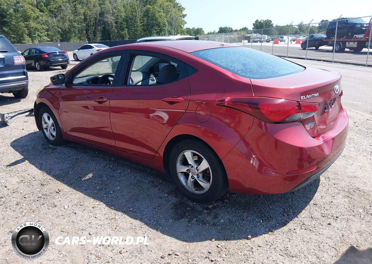 2014 Hyundai Elantra Se VIN:5NPDH4AEXEH544723 - 3