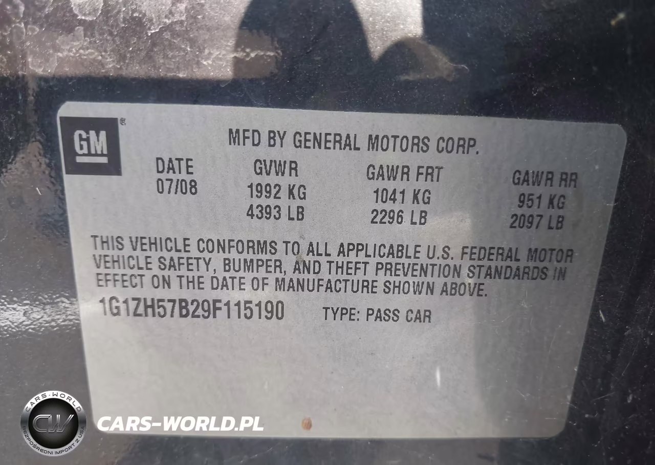 2009 Chevrolet Malibu Lt VIN:1G1ZH57B29F115190 - 9