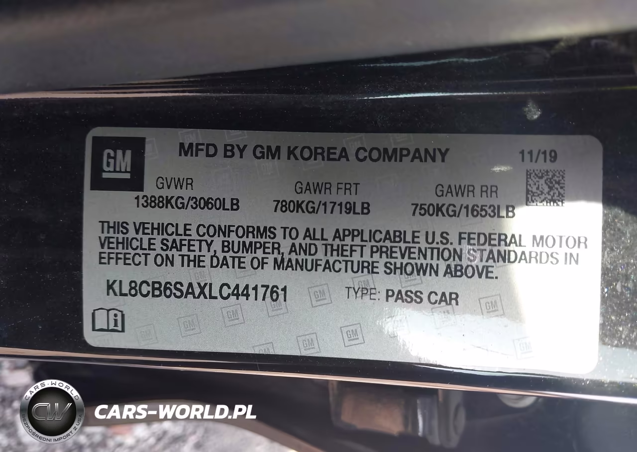 2020 Chevrolet Spark Fwd Ls Automatic VIN:KL8CB6SAXLC441761 - 9