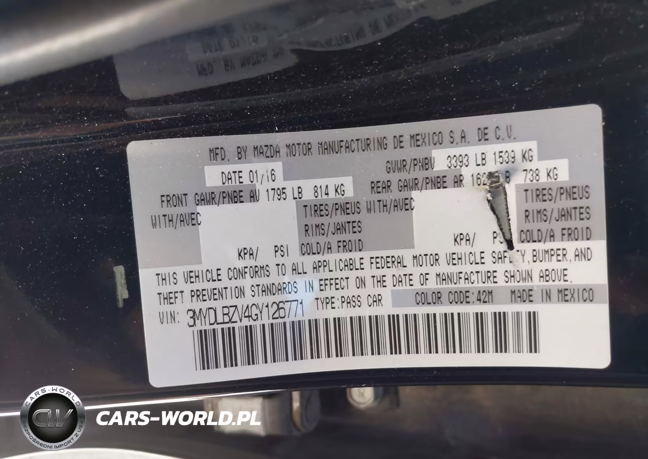 2016 Scion Ia VIN:3MYDLBZV4GY126771 - 9
