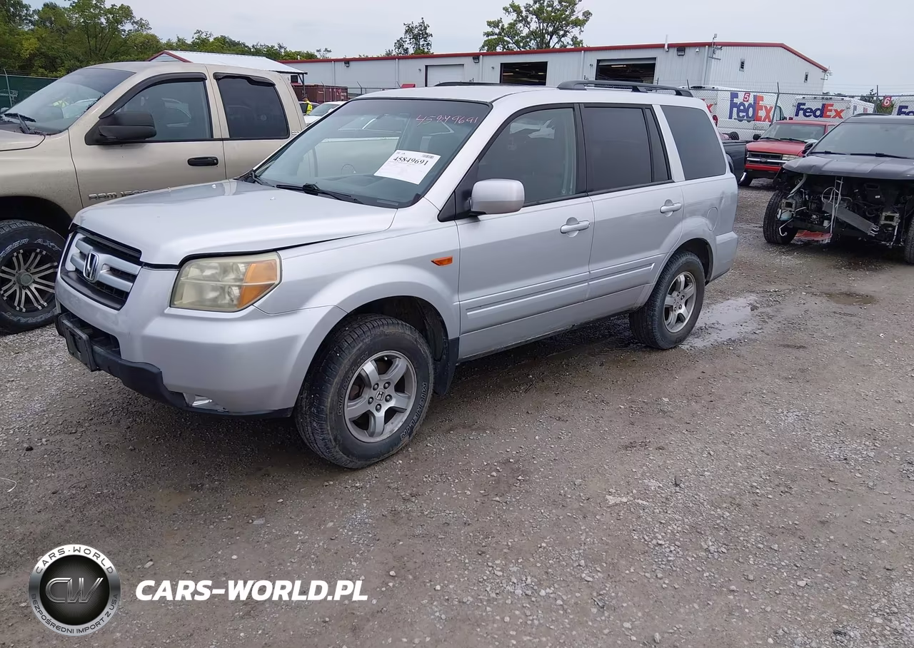 2006 Honda Pilot Ex VIN:2HKYF18436H505623 - 2