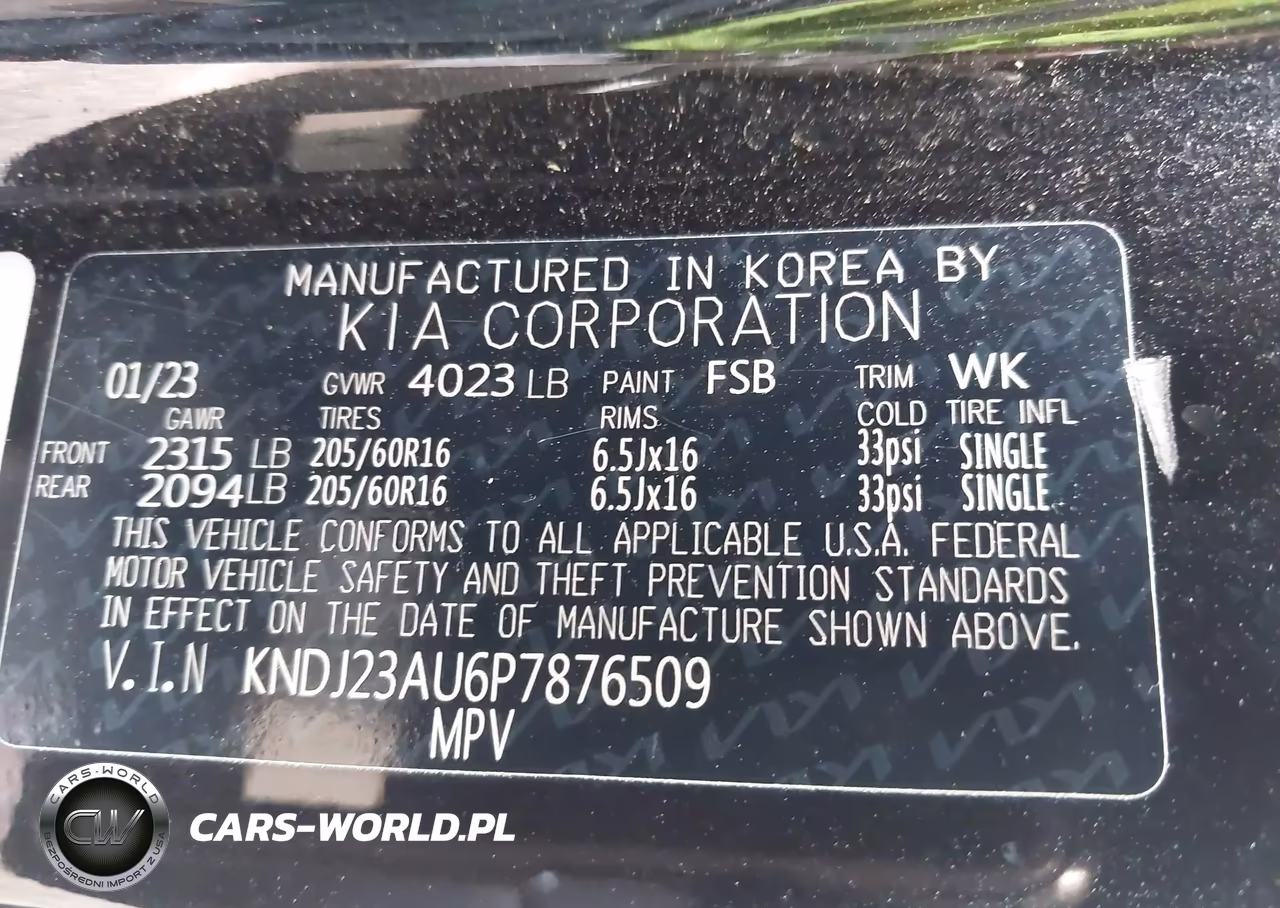 2023 Kia Soul Lx VIN:KNDJ23AU6P7876509 - 9