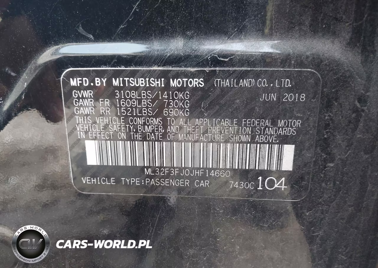 2018 Mitsubishi Mirage G4 Es VIN:ML32F3FJ0JHF14660 - 9