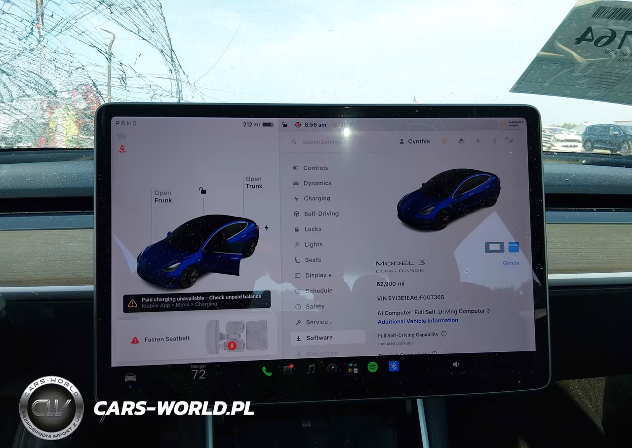 2018 Tesla Model 3 Long Range-Mid Range VIN:5YJ3E1EA6JF007365 - 7