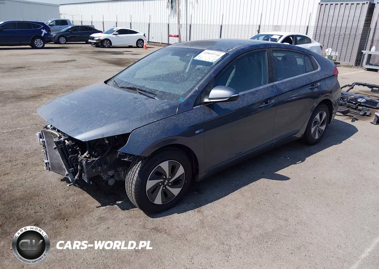 2017 Hyundai Ioniq Hybrid Sel VIN:KMHC75LC0HU057696 - 2