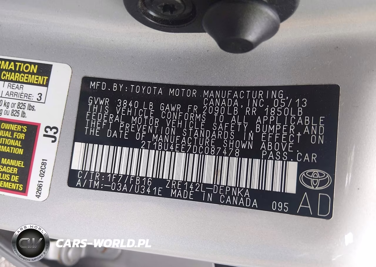 2013 Toyota Corolla Le VIN:2T1BU4EE7DC087478 - 9
