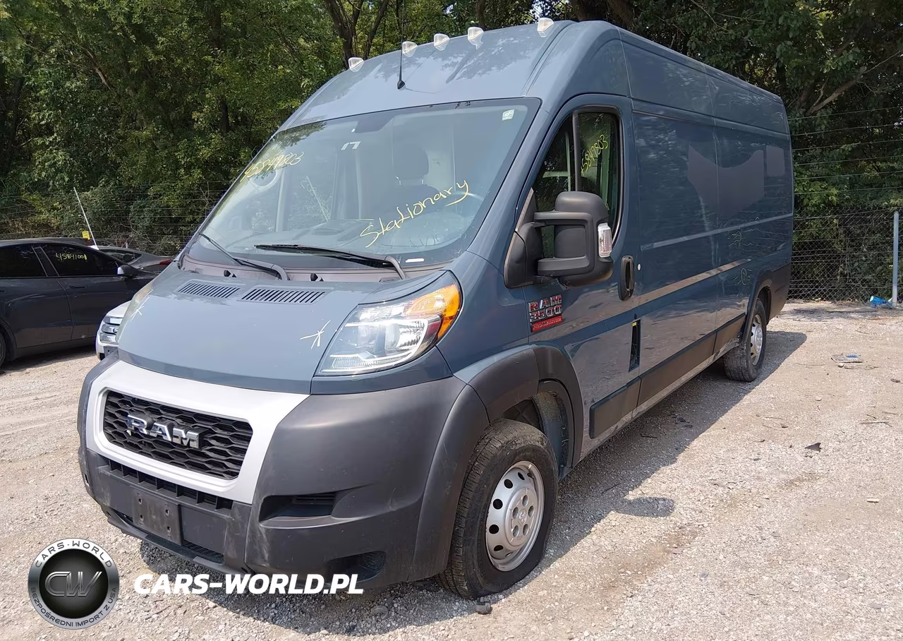 2020 Ram Promaster 3500 Cargo Van High Roof 159 Wb Ext VIN:3C6URVJG3LE117848 - 2