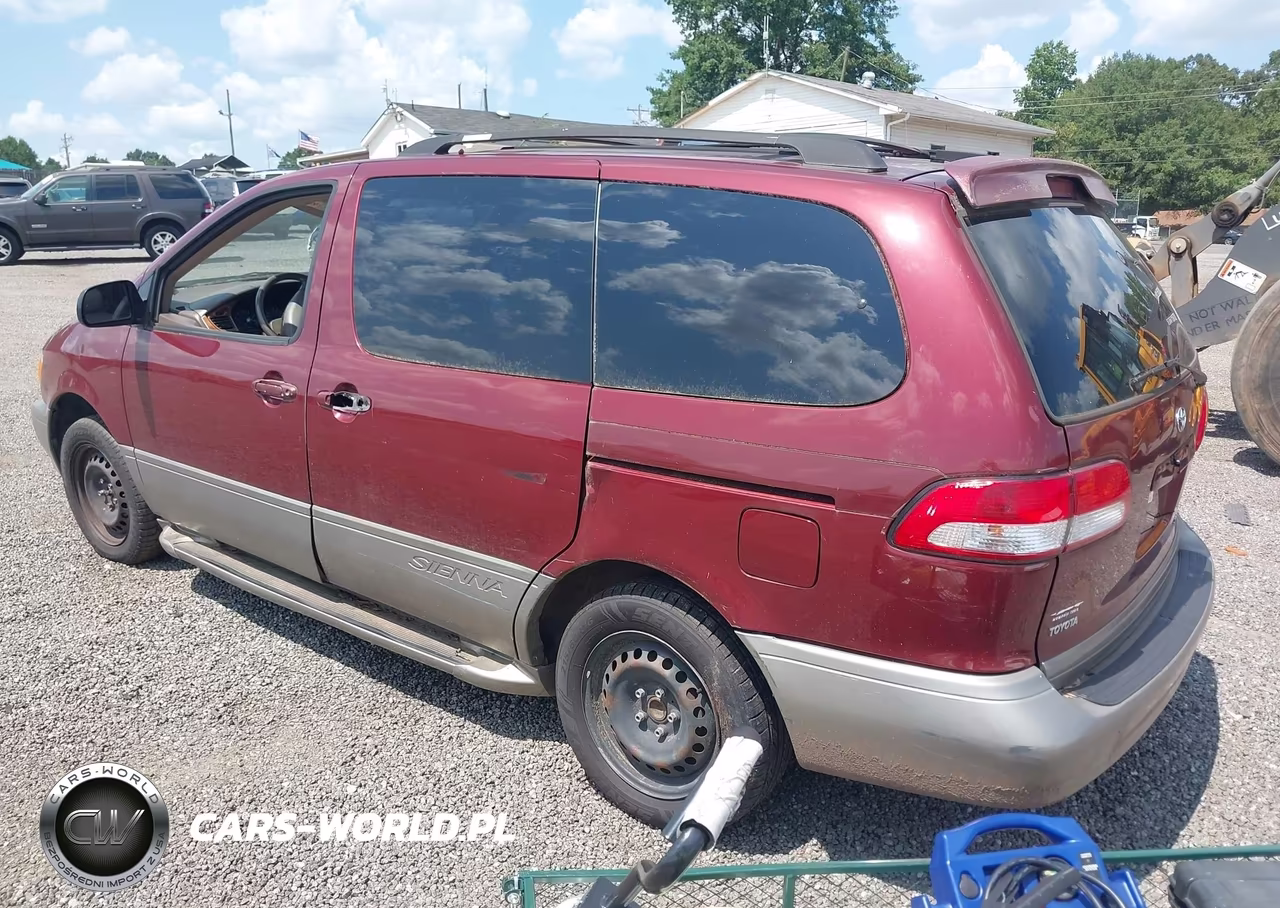 2002 Toyota Sienna Xle VIN:4T3ZF13C62U464572 - 3