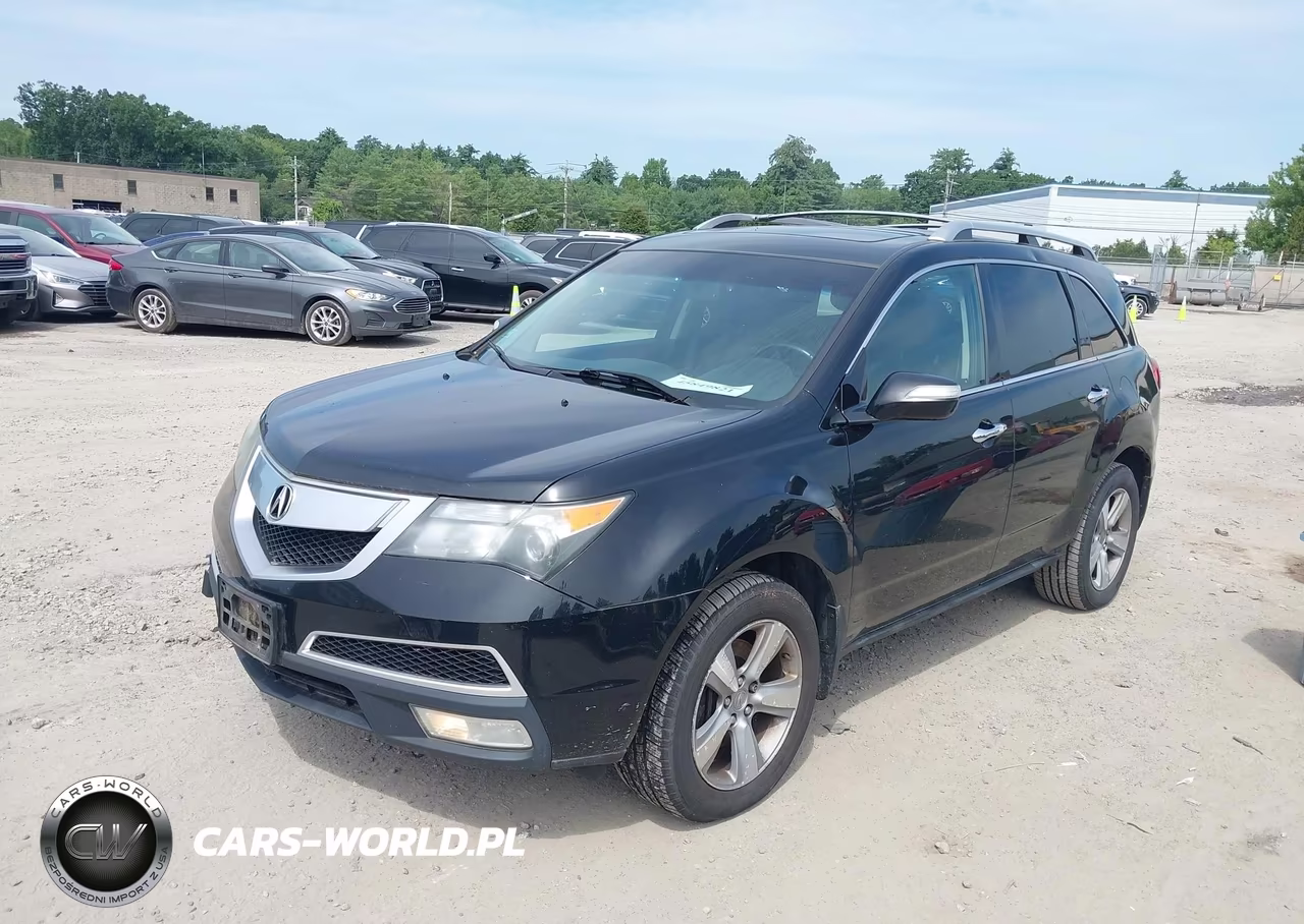 2013 Acura Mdx VIN:2HNYD2H23DH502280 - 2