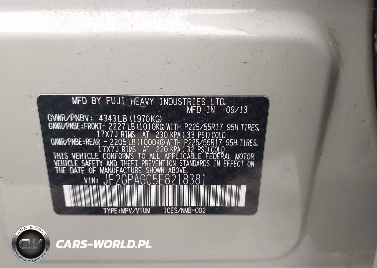 2014 Subaru Xv Crosstrek 2.0I Limited VIN:JF2GPAGC5E8218381 - 9