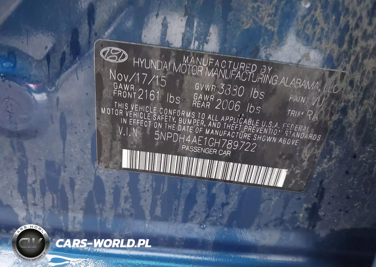 2016 Hyundai Elantra Se VIN:5NPDH4AE1GH789722 - 9