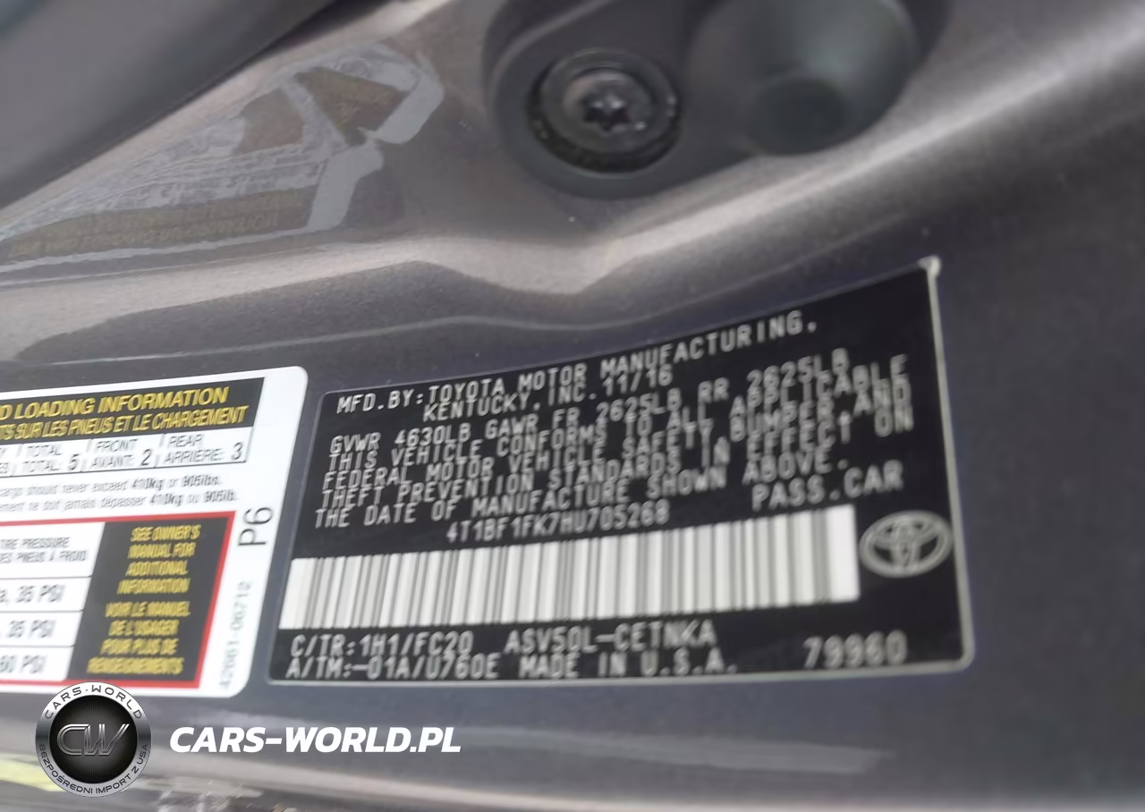 2017 Toyota Camry Le VIN:4T1BF1FK7HU705268 - 9
