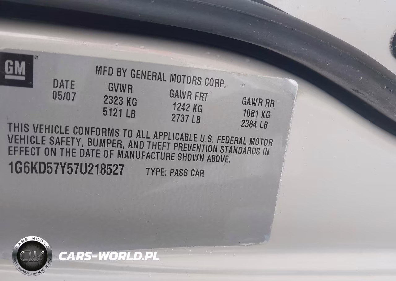 2007 Cadillac Dts Luxury Ii VIN:1G6KD57Y57U218527 - 9