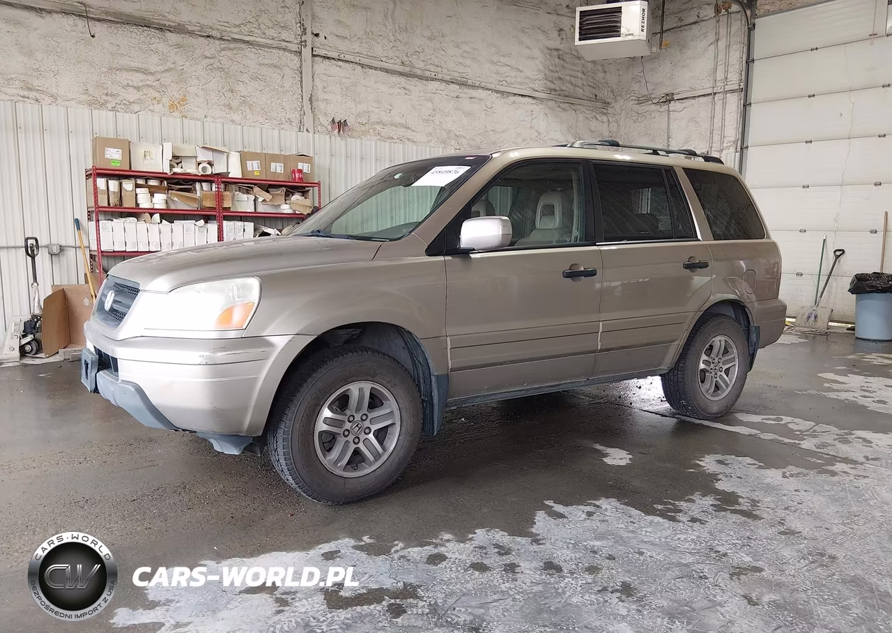 2005 Honda Pilot Ex-L VIN:2HKYF18655H531804 - 2