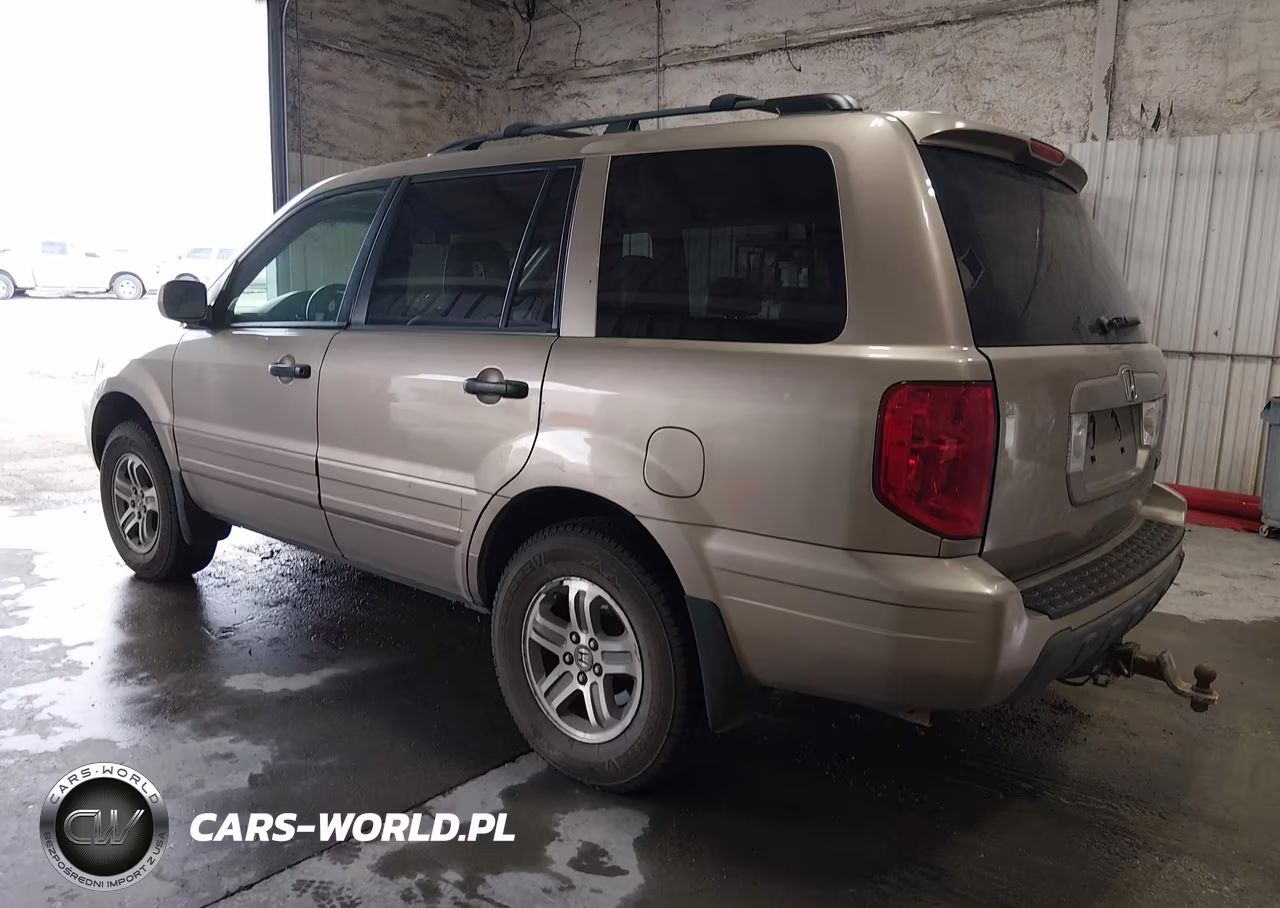 2005 Honda Pilot Ex-L VIN:2HKYF18655H531804 - 3