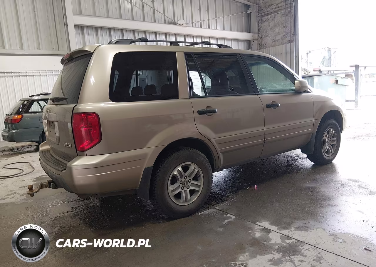 2005 Honda Pilot Ex-L VIN:2HKYF18655H531804 - 4