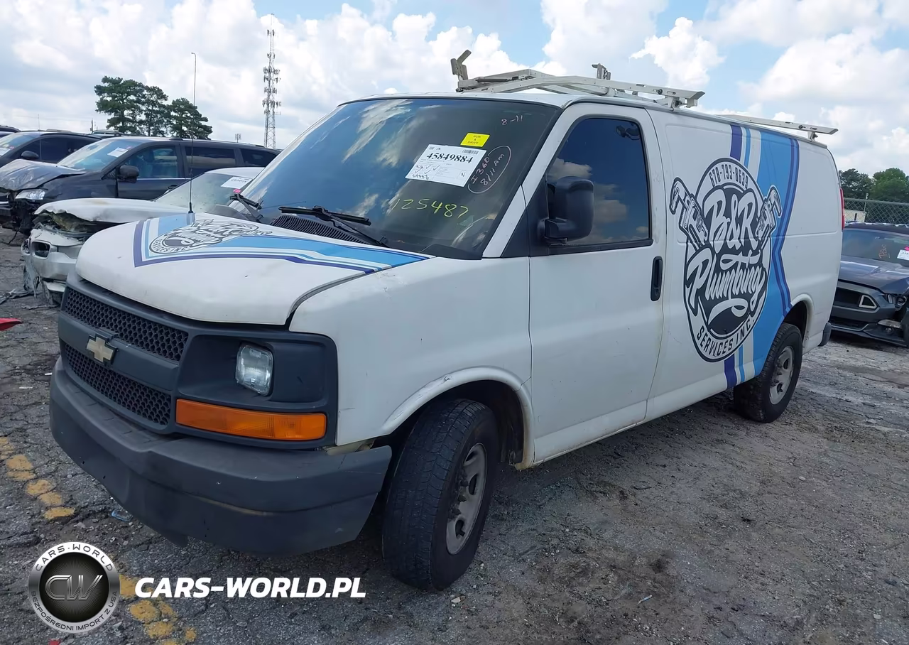 2009 Chevrolet Express Work Van VIN:1GCGG25C891125487 - 2
