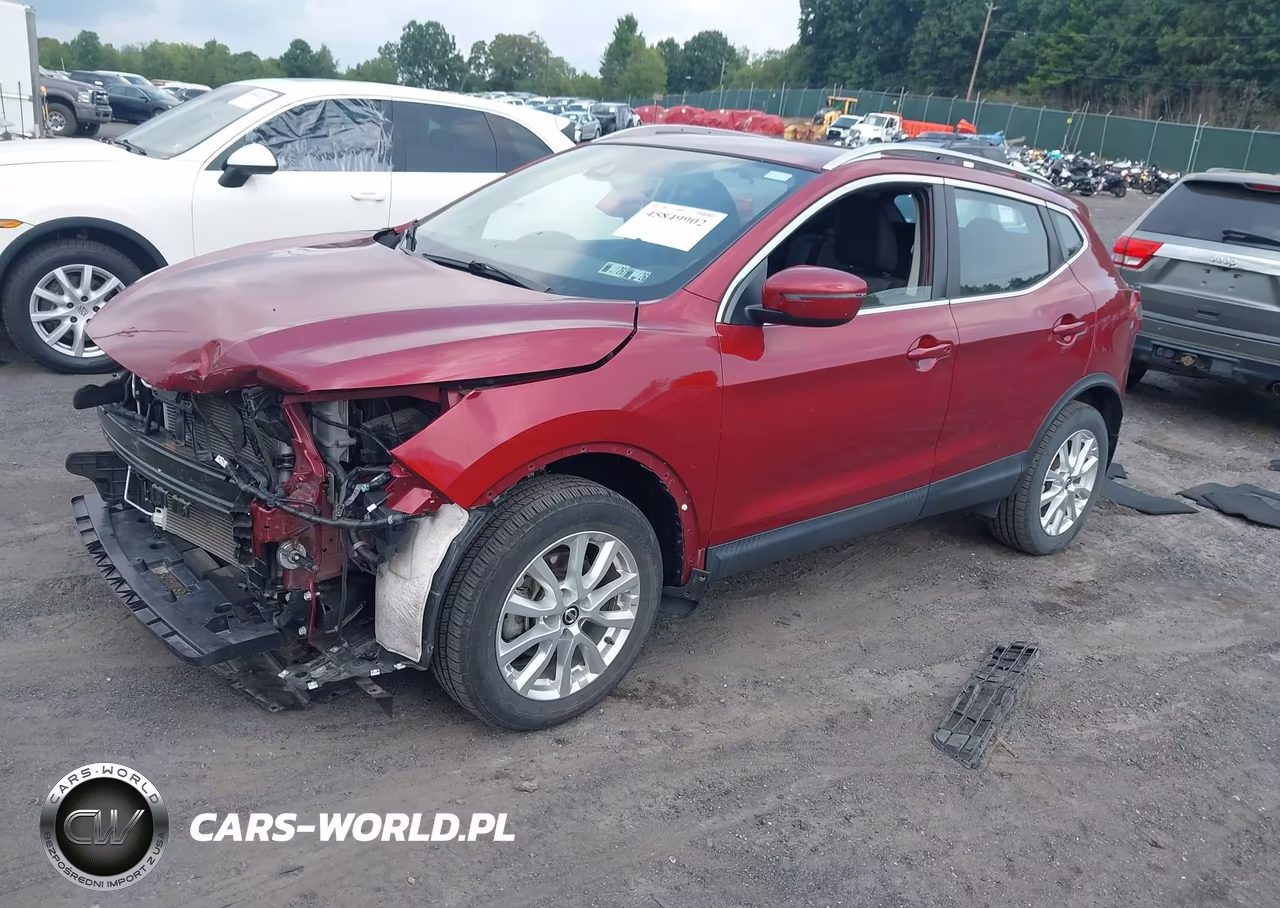 2021 Nissan Rogue Sport Sv Awd Xtronic Cvt VIN:JN1BJ1BW7MW442941 - 2